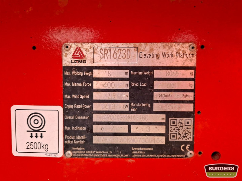 LGMG SR1623D (SR5390D) - Sakselift: bilde 5 LGMG SR1623D (SR5390D) - Sakselift: bilde 5