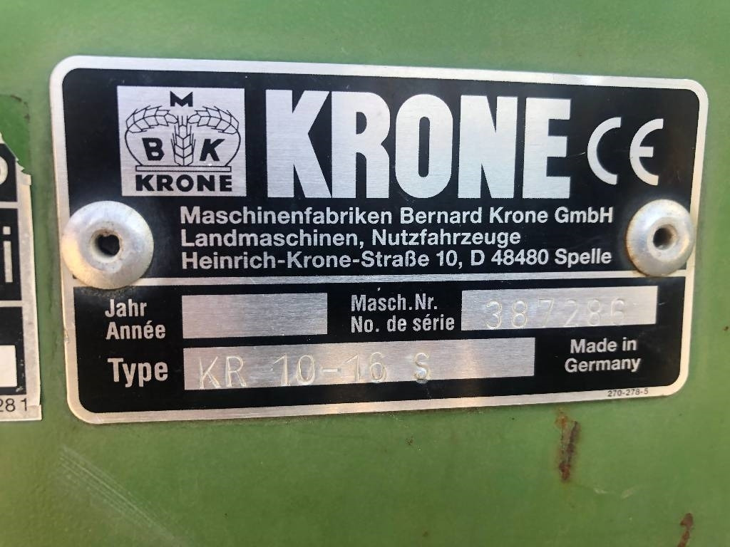 Krone KR 10-16 Dismantled: spare parts - Rundballepresse: bilde 3 Krone KR 10-16 Dismantled: spare parts - Rundballepresse: bilde 3