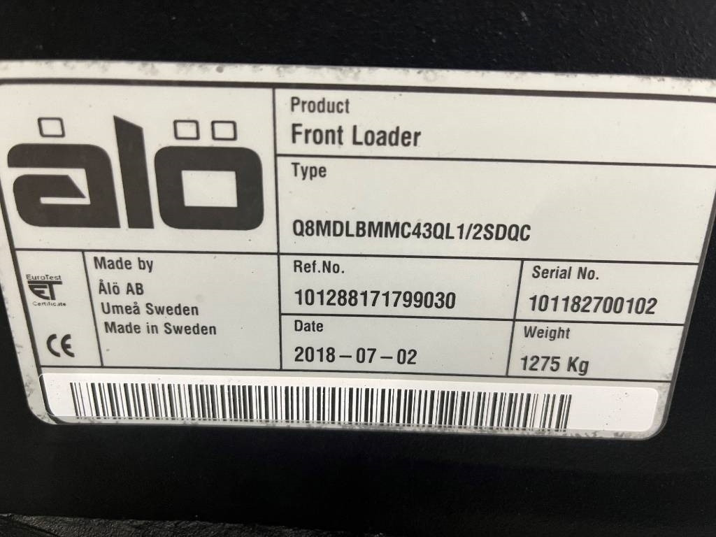 Reservdelar till Ålö Quicke Q8 Lastare / Loader - Frontlaster for traktor: bilde 3 Reservdelar till Ålö Quicke Q8 Lastare / Loader - Frontlaster for traktor: bilde 3