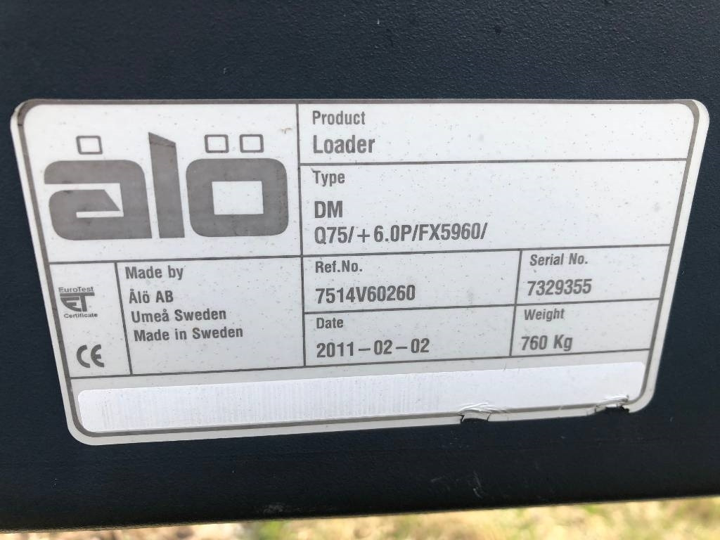 Reservdelar till Ålö / Trima Q75 Quicke - Frontlaster for traktor: bilde 3 Reservdelar till Ålö / Trima Q75 Quicke - Frontlaster for traktor: bilde 3