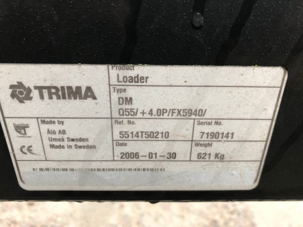 Reservdelar till Trima / Ålö +4,0P lastare - Frontlaster for traktor: bilde 3 Reservdelar till Trima / Ålö +4,0P lastare - Frontlaster for traktor: bilde 3