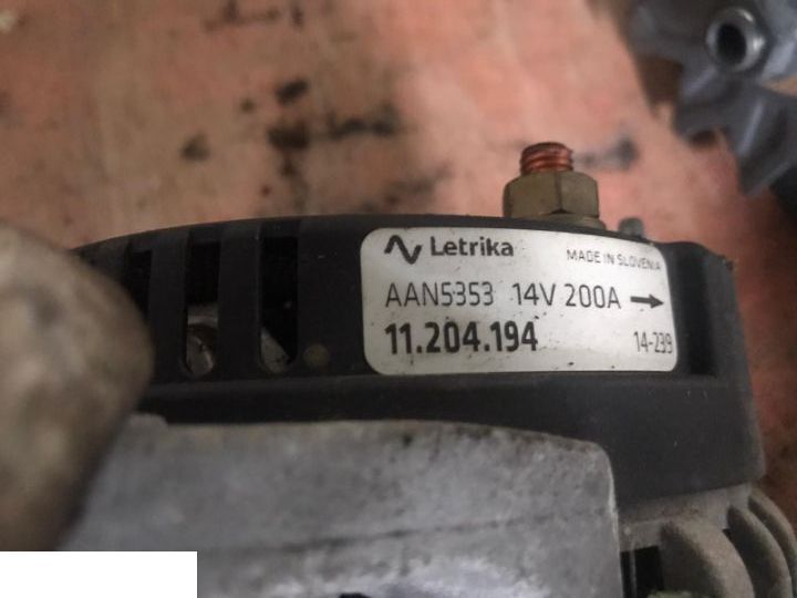 ALTERNATOR 11.204.194 AAN5353 MAHLE Letrika - Dynamo for Landbruksteknikk: bilde 2 ALTERNATOR 11.204.194 AAN5353 MAHLE Letrika - Dynamo for Landbruksteknikk: bilde 2