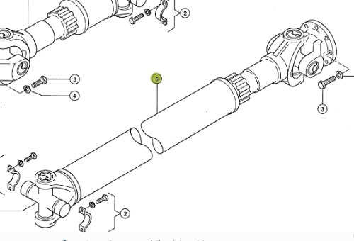 CLAAS TARGO K70 Wałek Przegubowy CZĘŚCI 0003148784 00 0314 878 4 - Transmisjon for Materialhåndteringsutstyr: bilde 1 CLAAS TARGO K70 Wałek Przegubowy CZĘŚCI 0003148784 00 0314 878 4 - Transmisjon for Materialhåndteringsutstyr: bilde 1