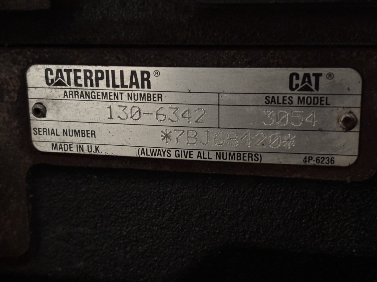 Cat Caterpillar 3054 Silnik 130-6342 - Motor for Bygg og anlegg: bilde 5 Cat Caterpillar 3054 Silnik 130-6342 - Motor for Bygg og anlegg: bilde 5