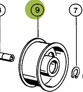 Claas Dominator 96 Rolka Napinacza 0006713911 00 0671 391 1 - Reim for Landbruksteknikk: bilde 1 Claas Dominator 96 Rolka Napinacza 0006713911 00 0671 391 1 - Reim for Landbruksteknikk: bilde 1