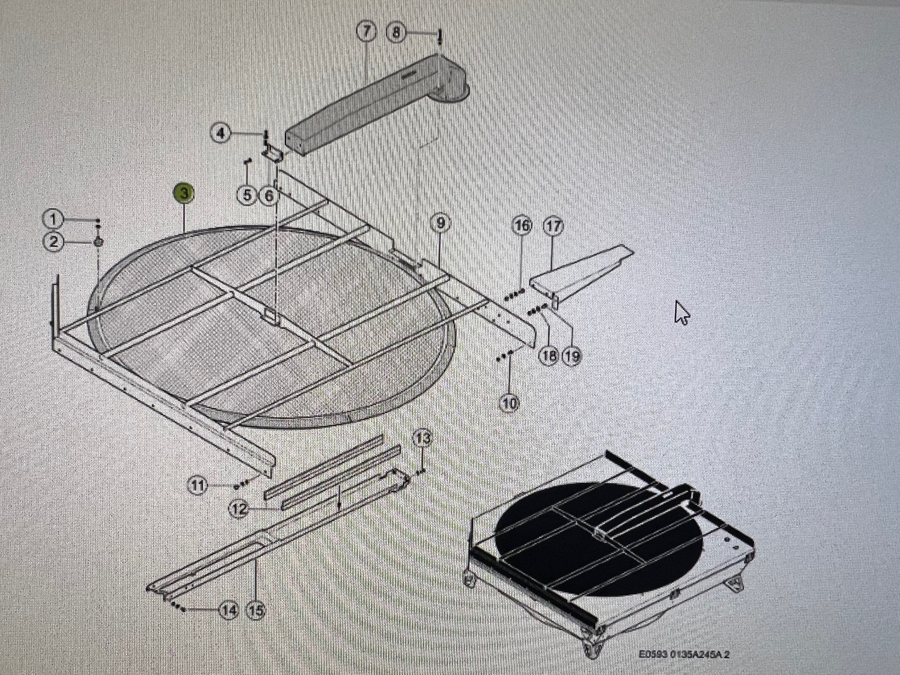 Claas Lexion Tkanina druciana Kosz chłodnicy 0007918971 - Radiator for Landbruksteknikk: bilde 1 Claas Lexion Tkanina druciana Kosz chłodnicy 0007918971 - Radiator for Landbruksteknikk: bilde 1