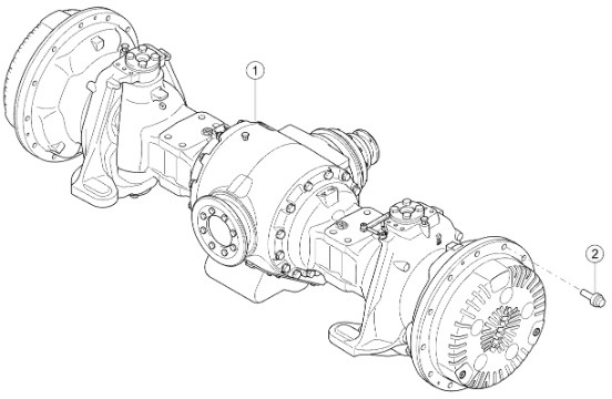 Claas Xerion 4000 - most napędowy, zwolnica, zwrotnica, dyferencjał, półoś 0006276504 - Aksel og deler for Landbruksteknikk: bilde 1 Claas Xerion 4000 - most napędowy, zwolnica, zwrotnica, dyferencjał, półoś 0006276504 - Aksel og deler for Landbruksteknikk: bilde 1