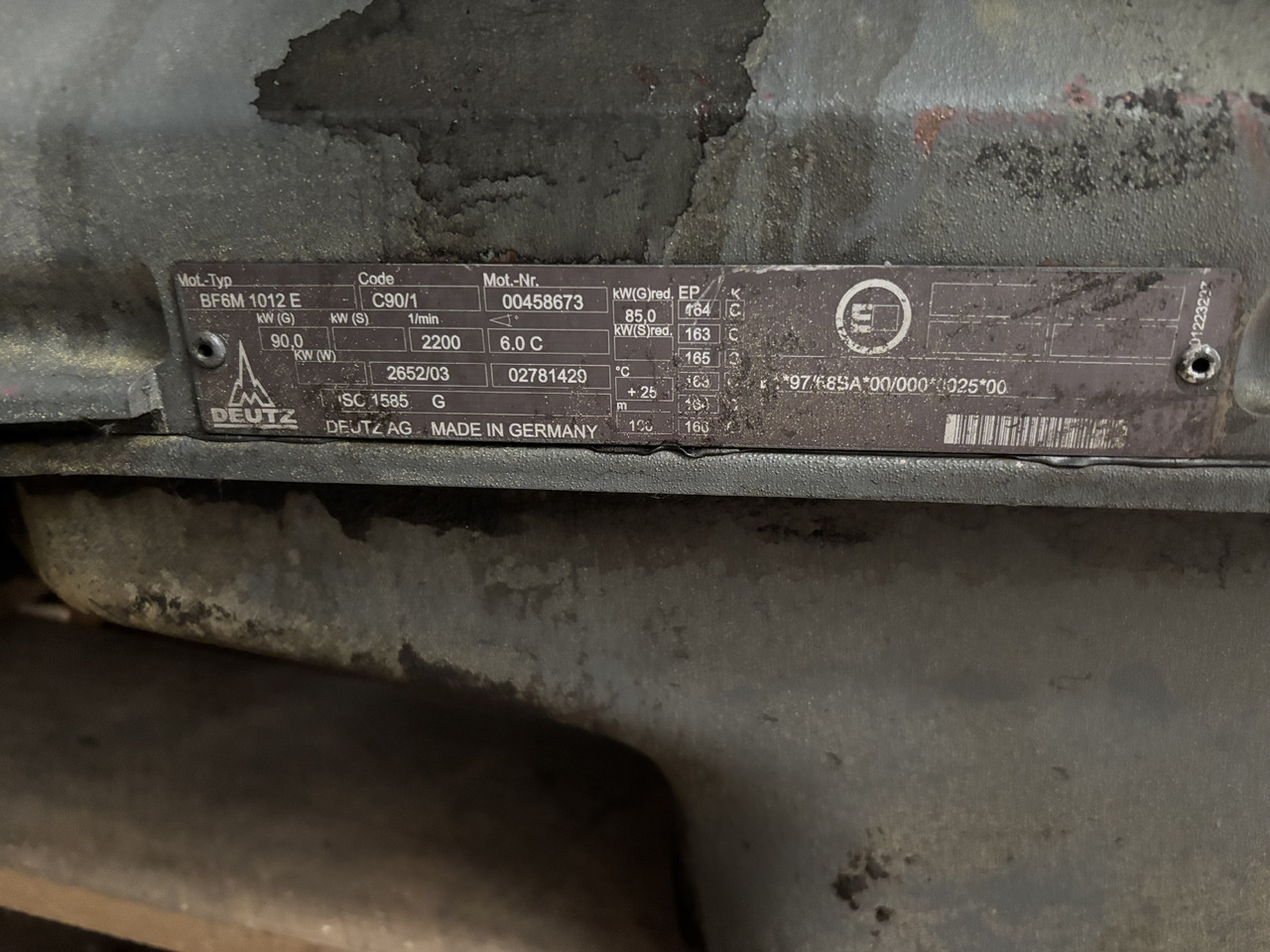 Deutz BF6M1012E BF6M 1012 E C90/1 Silnik Kompletny - Motor for Landbruksteknikk: bilde 5 Deutz BF6M1012E BF6M 1012 E C90/1 Silnik Kompletny - Motor for Landbruksteknikk: bilde 5