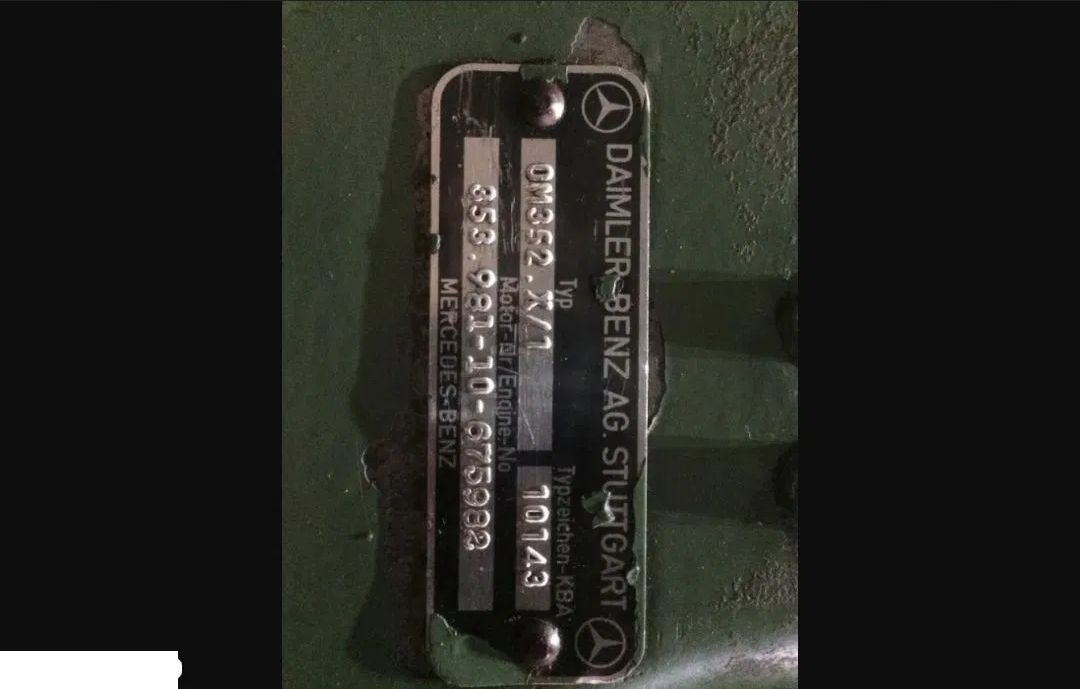 Dominator 76 H - Silnik Mercedes OM 352 - Motor for Landbruksteknikk: bilde 1 Dominator 76 H - Silnik Mercedes OM 352 - Motor for Landbruksteknikk: bilde 1