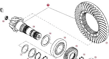 Fendt 414 415 Vario Zestaw Koła Koronowego G404100410013 404100410013 - Differensial for Landbruksteknikk: bilde 1 Fendt 414 415 Vario Zestaw Koła Koronowego G404100410013 404100410013 - Differensial for Landbruksteknikk: bilde 1