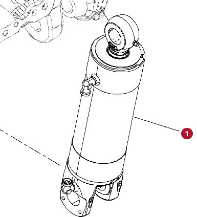 Fendt 930 933 936 942 GEN 7 Siłownik Hydrauliczny Tylnego TUZ CZĘŚCI H218PB400102A - Hydraulisk sylinder for Landbruksteknikk: bilde 1 Fendt 930 933 936 942 GEN 7 Siłownik Hydrauliczny Tylnego TUZ CZĘŚCI H218PB400102A - Hydraulisk sylinder for Landbruksteknikk: bilde 1
