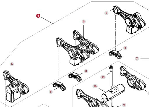 Fendt 936 Gen 7 Silnik D1556LE523 Dźwignia Popychacza H221PF050003A CZĘŚCI - Ventilløfter for Traktor: bilde 1 Fendt 936 Gen 7 Silnik D1556LE523 Dźwignia Popychacza H221PF050003A CZĘŚCI - Ventilløfter for Traktor: bilde 1