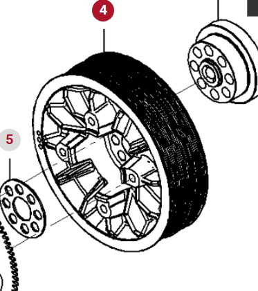 Fendt 936 Gen 7 Silnik D1556LE523 Tłumik Drgań Koło Pasowe H218PF150087A CZĘŚCI - Motor og deler for Traktor: bilde 2 Fendt 936 Gen 7 Silnik D1556LE523 Tłumik Drgań Koło Pasowe H218PF150087A CZĘŚCI - Motor og deler for Traktor: bilde 2