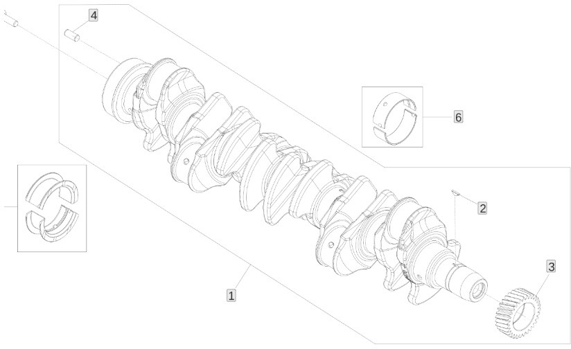 John Deere 6068 - wał korbowy RE505921 NOWY GWARANCJA 24 miesiące - Veivaksel for Landbruksteknikk: bilde 2 John Deere 6068 - wał korbowy RE505921 NOWY GWARANCJA 24 miesiące - Veivaksel for Landbruksteknikk: bilde 2