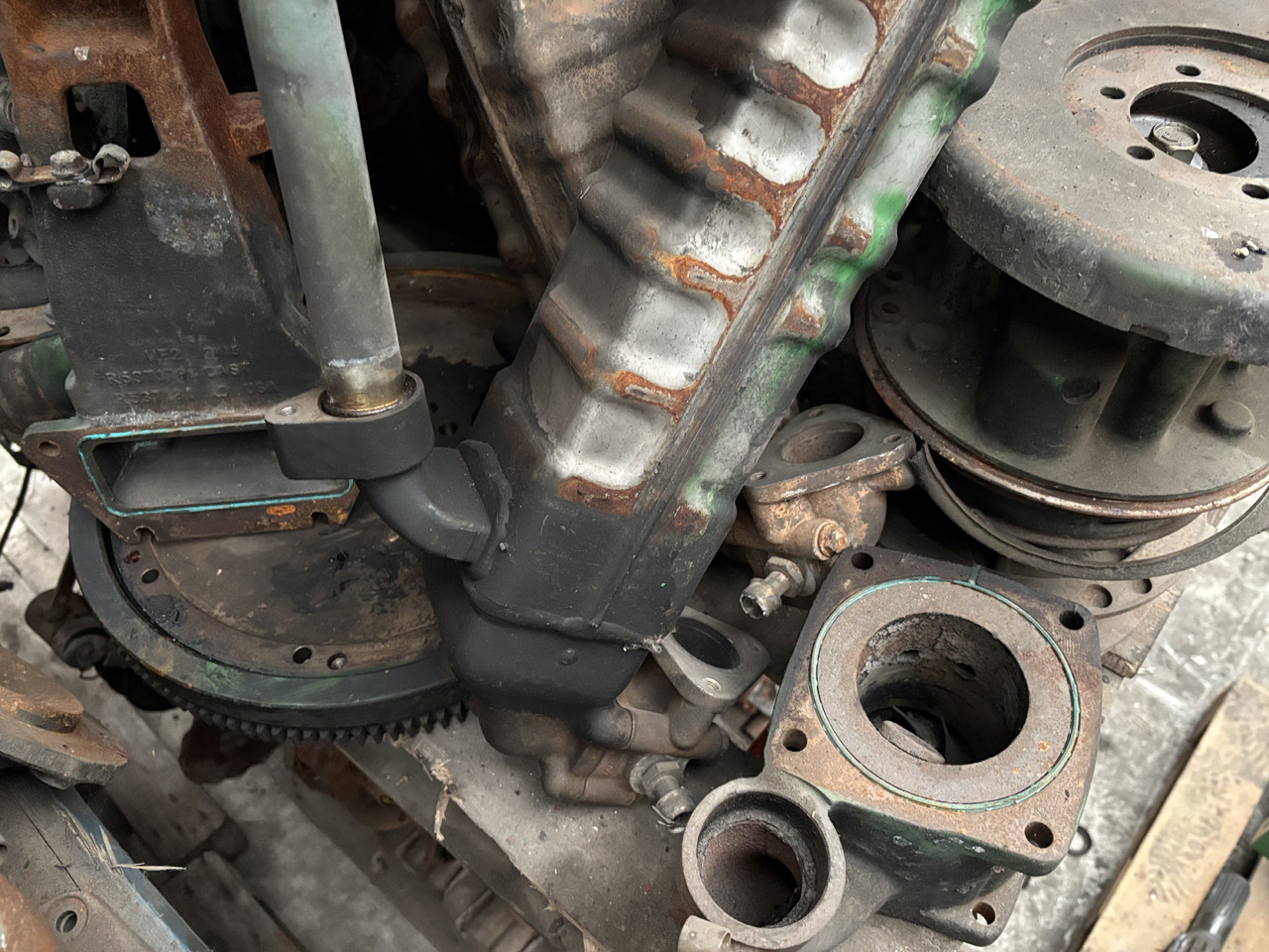 John Deere 7230 7280 8260 8310 9370 670 Silnik Blok Koło Zamachowe CZĘŚCI RE538143 R537181 - Svinghjul for Landbruksteknikk: bilde 3 John Deere 7230 7280 8260 8310 9370 670 Silnik Blok Koło Zamachowe CZĘŚCI RE538143 R537181 - Svinghjul for Landbruksteknikk: bilde 3