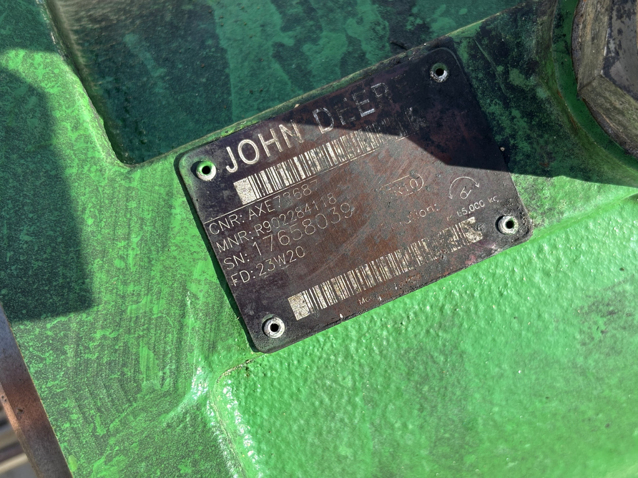 John Deere 8200 8400 8600 9500 9800 Hydromotor AXE78687 - Hydraulisk motor for Landbruksteknikk: bilde 3 John Deere 8200 8400 8600 9500 9800 Hydromotor AXE78687 - Hydraulisk motor for Landbruksteknikk: bilde 3