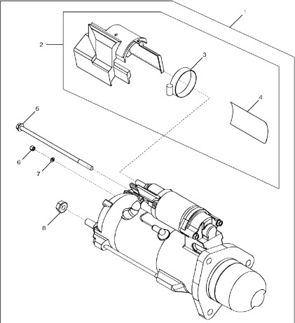 John Deere 9470RX - Zestaw rozrusznika RE515843 (Silnik) - Motorstarter for Traktor: bilde 1 John Deere 9470RX - Zestaw rozrusznika RE515843 (Silnik) - Motorstarter for Traktor: bilde 1