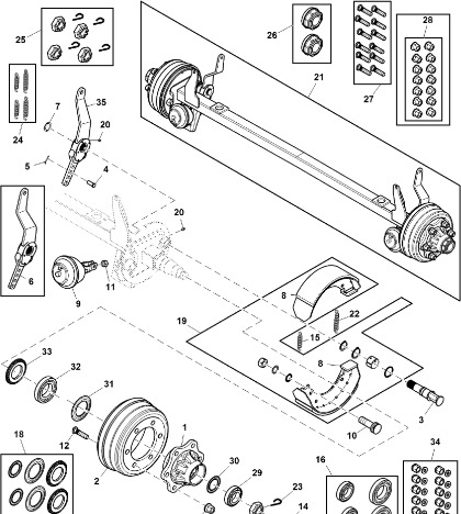 John Deere 960 - Bęben hamulcowy CC129022 (Hamulce) - Bremsetromel for Rundballepresse: bilde 1 John Deere 960 - Bęben hamulcowy CC129022 (Hamulce) - Bremsetromel for Rundballepresse: bilde 1