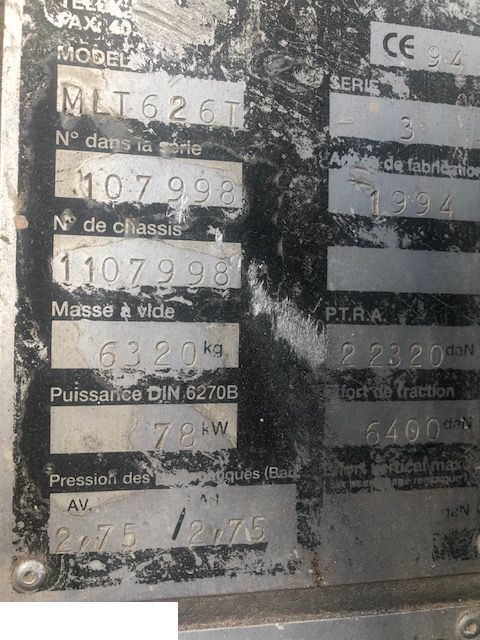 Manitou 628 - Most - Aksel og deler for Teleskoplastere: bilde 2 Manitou 628 - Most - Aksel og deler for Teleskoplastere: bilde 2