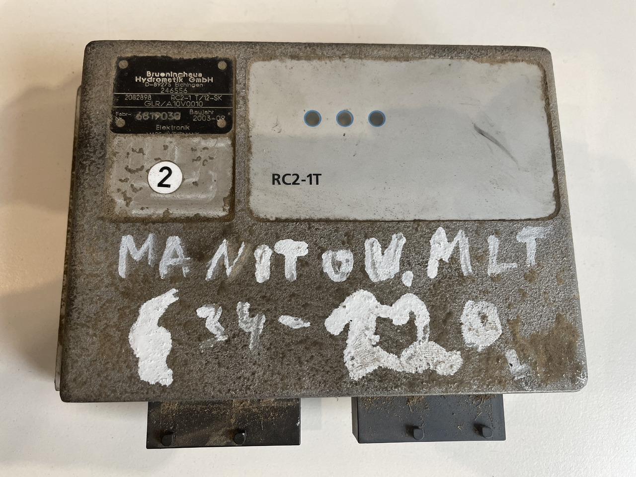 Manitou MLT 634 845 731 - sterownik moduł hydrauliki RC2-1T - Elektrisk system for Materialhåndteringsutstyr: bilde 1 Manitou MLT 634 845 731 - sterownik moduł hydrauliki RC2-1T - Elektrisk system for Materialhåndteringsutstyr: bilde 1