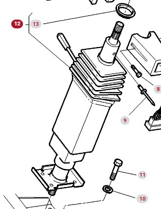 Massey Ferguson 8160 Kolumna Kierownicza CZĘŚCI 3713868M2 - Rattstamme for Landbruksteknikk: bilde 2 Massey Ferguson 8160 Kolumna Kierownicza CZĘŚCI 3713868M2 - Rattstamme for Landbruksteknikk: bilde 2