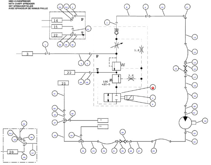 Massey Fergusson MF 30 32 - hydromotor pompa hydrauliczna D45120700 - Hydraulisk pumpe for Landbruksteknikk: bilde 1 Massey Fergusson MF 30 32 - hydromotor pompa hydrauliczna D45120700 - Hydraulisk pumpe for Landbruksteknikk: bilde 1