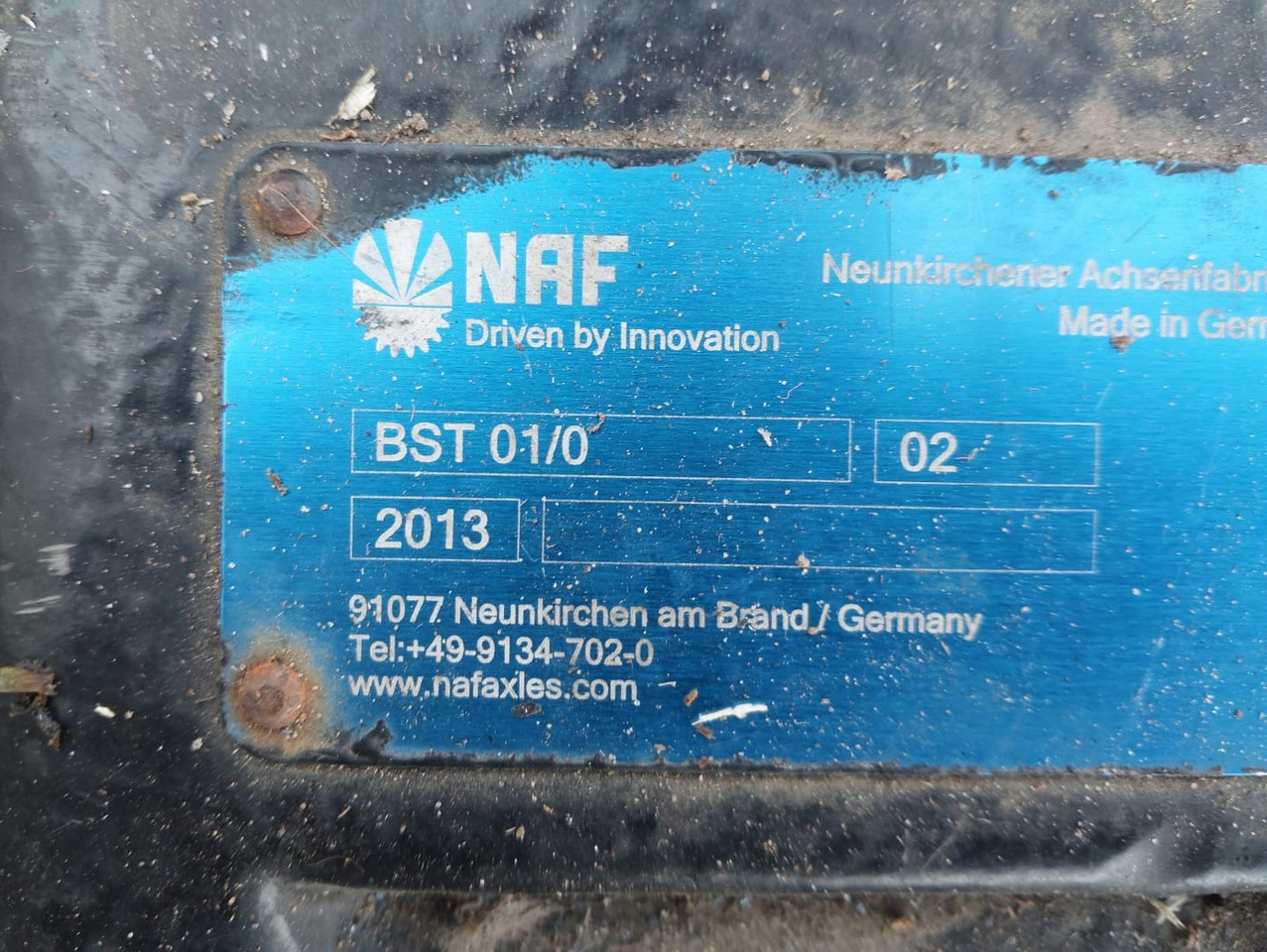 NAF BST 01/0 02 Oś Sztywna Kompletna Ponsse Komatsu NOWA - Aksel og deler for Skogsmaskin: bilde 4 NAF BST 01/0 02 Oś Sztywna Kompletna Ponsse Komatsu NOWA - Aksel og deler for Skogsmaskin: bilde 4