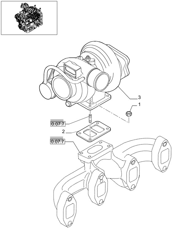 New Holland T6010 Regen turbosprezarka 2856752R - Turbolader for Landbruksteknikk: bilde 1 New Holland T6010 Regen turbosprezarka 2856752R - Turbolader for Landbruksteknikk: bilde 1