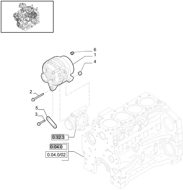 New Holland T6010 T6090 T6070 Alternator 12v, 120a, w/ pulley 84141452 - Dynamo for Landbruksteknikk: bilde 1 New Holland T6010 T6090 T6070 Alternator 12v, 120a, w/ pulley 84141452 - Dynamo for Landbruksteknikk: bilde 1