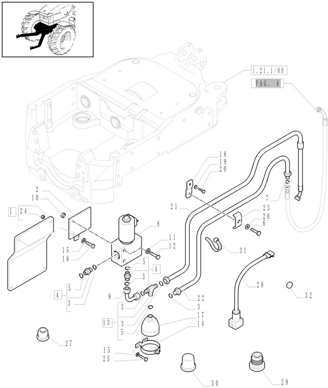 New Holland T6010 T6090 T6070 Rurka hydrauliczna 47057653 - Hydraulikk for Landbruksteknikk: bilde 1 New Holland T6010 T6090 T6070 Rurka hydrauliczna 47057653 - Hydraulikk for Landbruksteknikk: bilde 1
