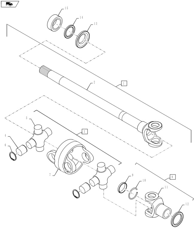 New Holland T6090 T6070 Reman-axle, mfd 191814A9R - Transmisjon for Traktor: bilde 1 New Holland T6090 T6070 Reman-axle, mfd 191814A9R - Transmisjon for Traktor: bilde 1