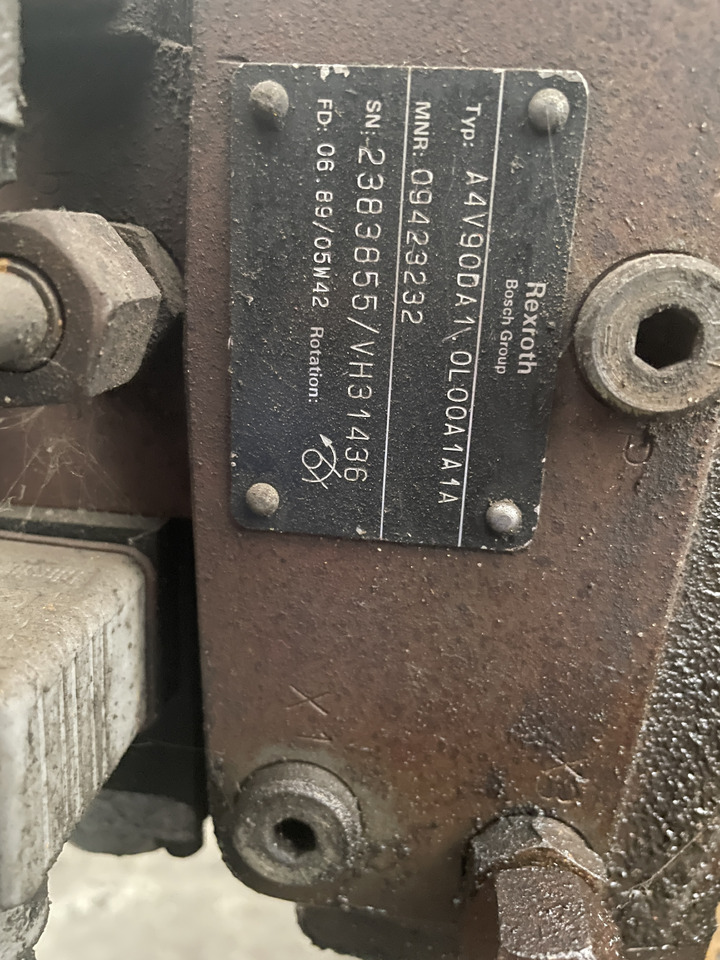 Pompa hydrauliczna hydromatik Rexroth A4V90DA1 0L001A1A - Hydraulisk pumpe for Landbruksteknikk: bilde 2 Pompa hydrauliczna hydromatik Rexroth A4V90DA1 0L001A1A - Hydraulisk pumpe for Landbruksteknikk: bilde 2