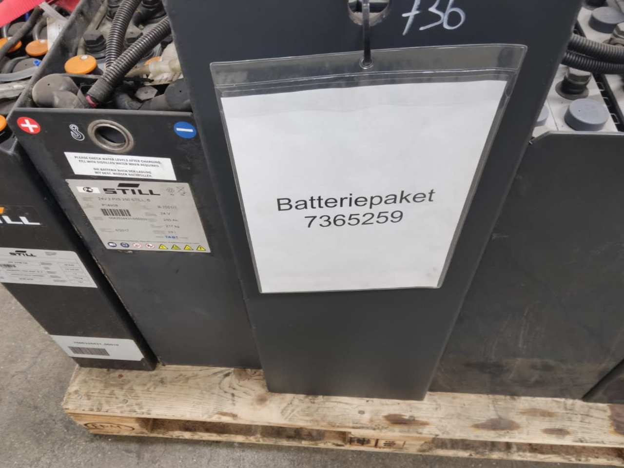 Battery Package 5x Batteries - Batteri for Materialhåndteringsutstyr: bilde 2 Battery Package 5x Batteries - Batteri for Materialhåndteringsutstyr: bilde 2