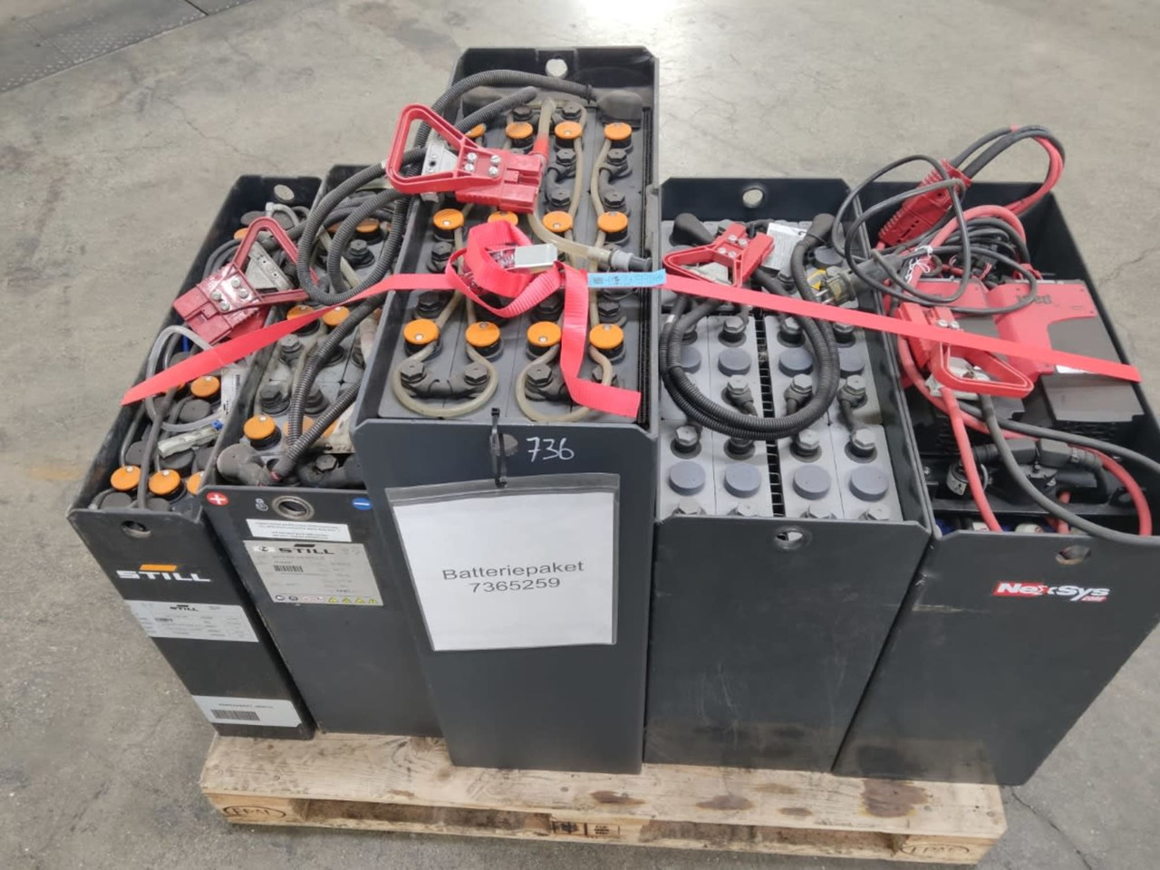 Battery Package 5x Batteries - Batteri for Materialhåndteringsutstyr: bilde 4 Battery Package 5x Batteries - Batteri for Materialhåndteringsutstyr: bilde 4