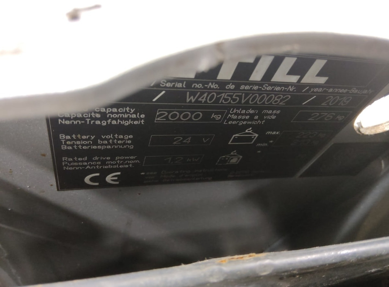 STILL EXU20 - Lavtløftende truck: bilde 2 STILL EXU20 - Lavtløftende truck: bilde 2