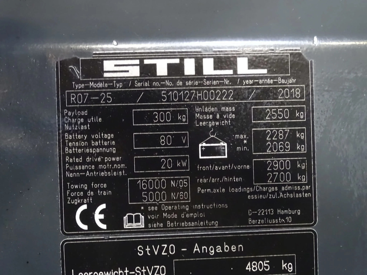 STILL R07-25 - Elektrisk trekkvogn: bilde 5 STILL R07-25 - Elektrisk trekkvogn: bilde 5
