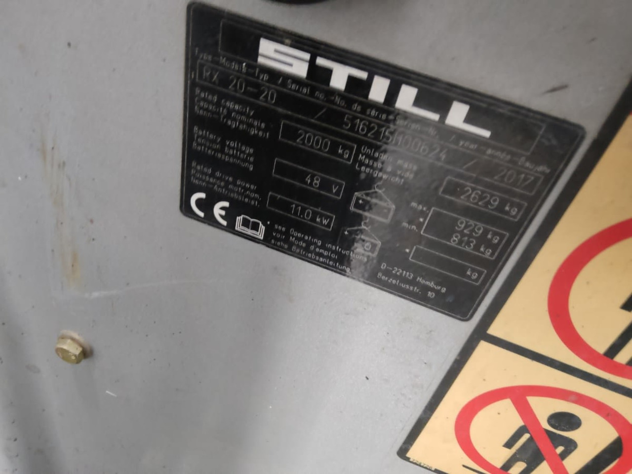 STILL RX20-20 - El-truck: bilde 2 STILL RX20-20 - El-truck: bilde 2