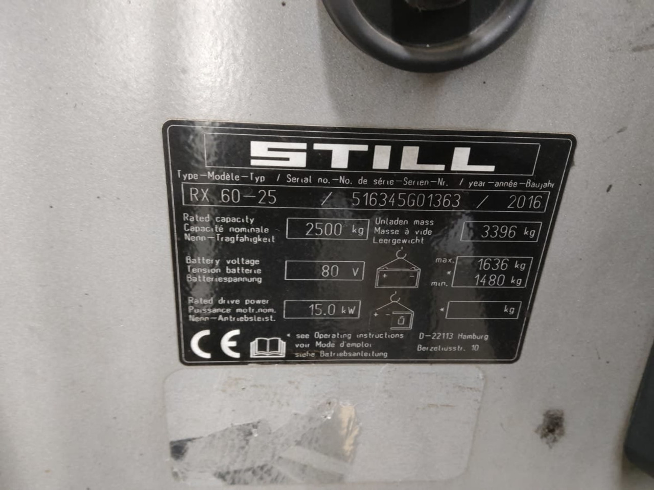 STILL RX60-25 - El-truck: bilde 2 STILL RX60-25 - El-truck: bilde 2