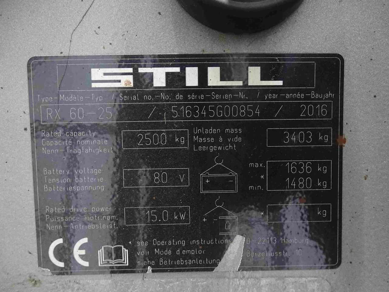 STILL RX60-25 - El-truck: bilde 2 STILL RX60-25 - El-truck: bilde 2