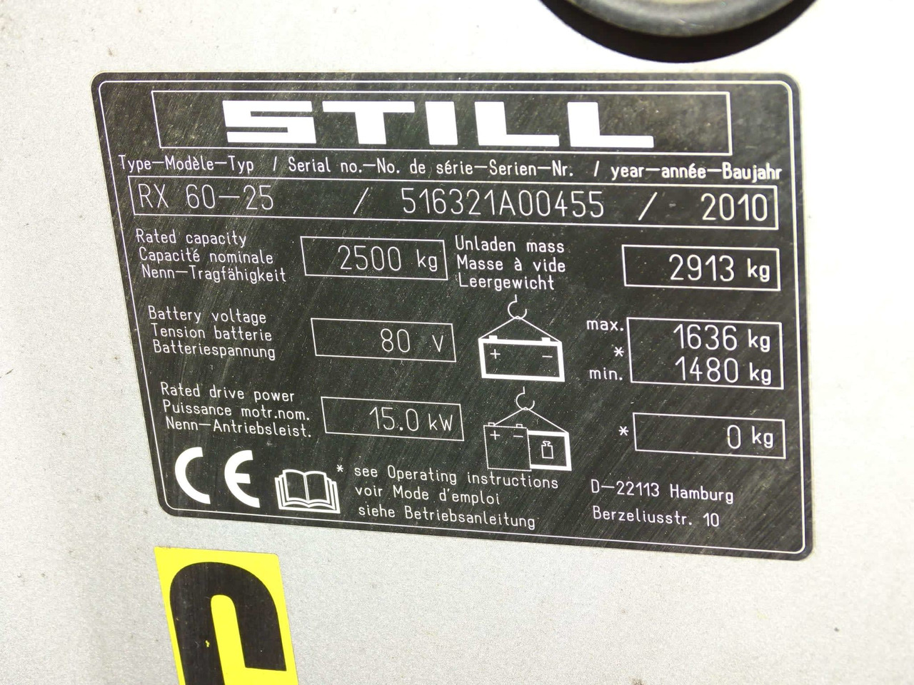 STILL RX60-25 - El-truck: bilde 2 STILL RX60-25 - El-truck: bilde 2
