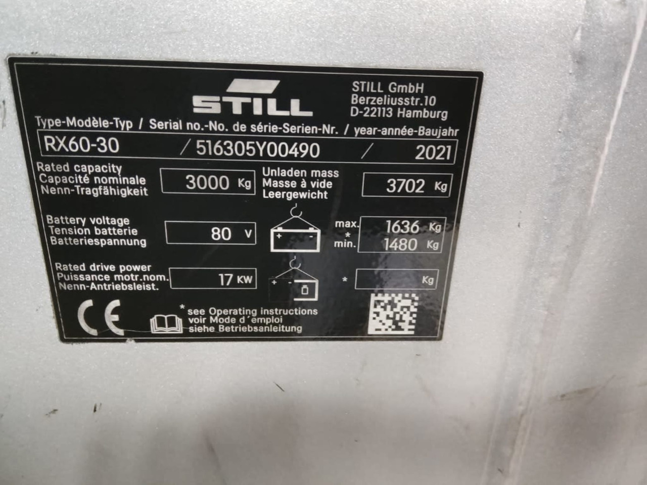 STILL RX60-30 - El-truck: bilde 2 STILL RX60-30 - El-truck: bilde 2