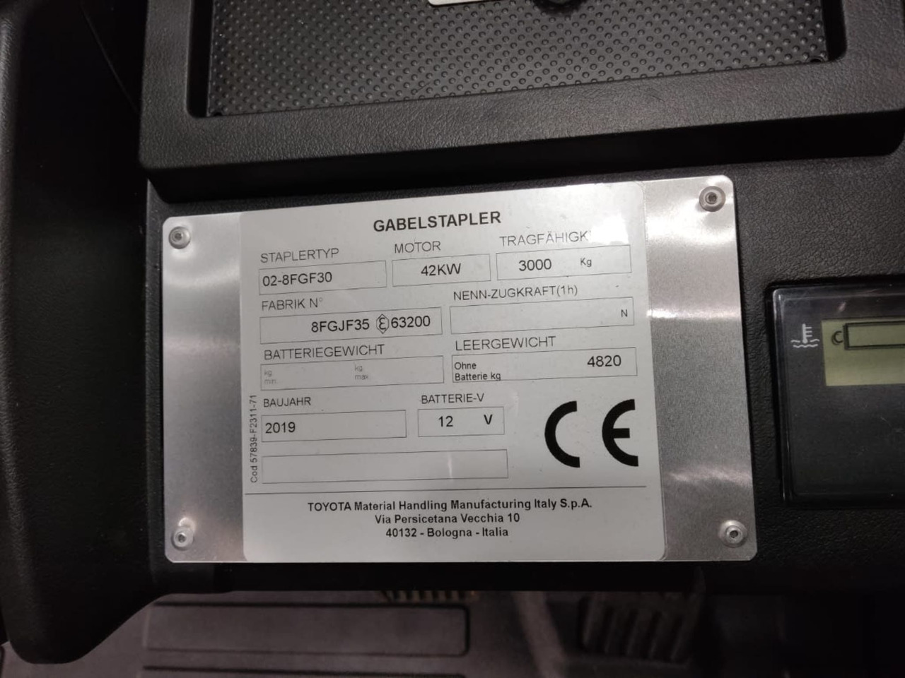 Toyota 02-8FGF30 - Gasstruck: bilde 2 Toyota 02-8FGF30 - Gasstruck: bilde 2