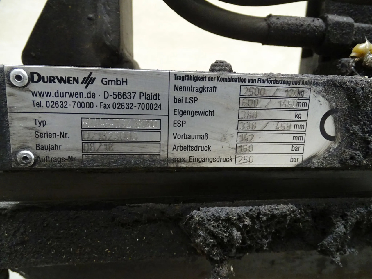 Durwen RZV-S-TGZ.25.1200 - Utstyr for Materialhåndteringsutstyr: bilde 4 Durwen RZV-S-TGZ.25.1200 - Utstyr for Materialhåndteringsutstyr: bilde 4