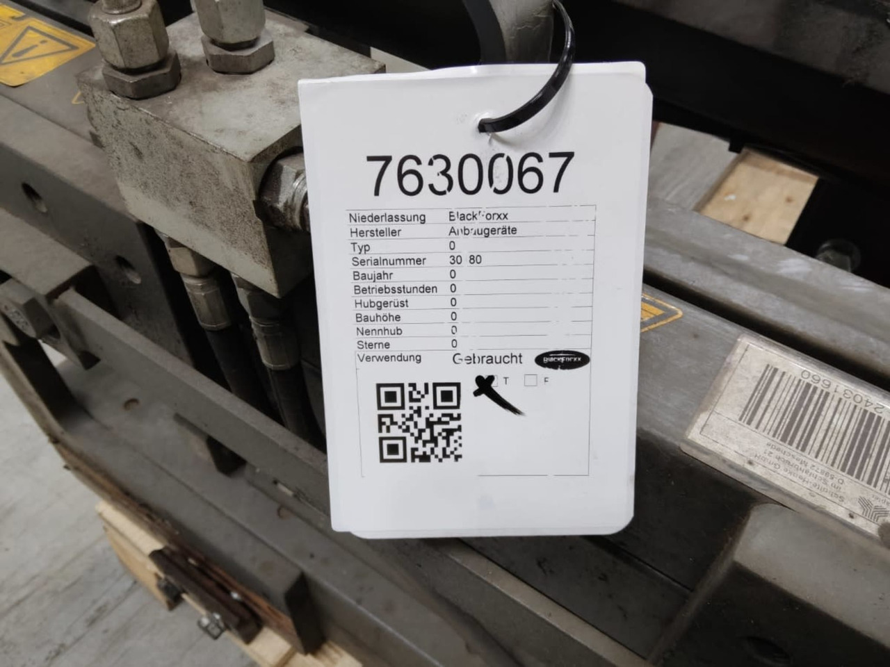 Forklift Attachments Package - 2 Pcs. - Utstyr for Materialhåndteringsutstyr: bilde 2 Forklift Attachments Package - 2 Pcs. - Utstyr for Materialhåndteringsutstyr: bilde 2