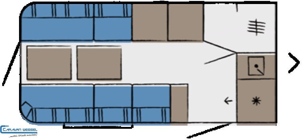Hobby Beachy 420 2023 Alufelgen, Staukasten Hobby Beachy 420 Alu,Staukasten, Toilette, Sonnensegel - Campingvogn: bilde 2 Hobby Beachy 420 2023 Alufelgen, Staukasten Hobby Beachy 420 Alu,Staukasten, Toilette, Sonnensegel - Campingvogn: bilde 2