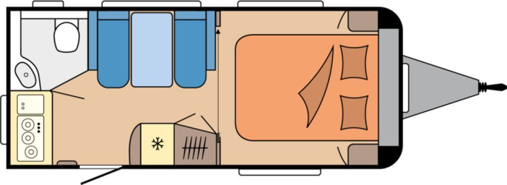 Hobby De Luxe 460 SFf 1500kg. Ambiente, FBH - Campingvogn: bilde 2 Hobby De Luxe 460 SFf 1500kg. Ambiente, FBH - Campingvogn: bilde 2