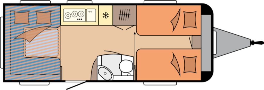 Hobby De Luxe 515 UHL mit Extras, Lagerabverkauf! - Campingvogn: bilde 2 Hobby De Luxe 515 UHL mit Extras, Lagerabverkauf! - Campingvogn: bilde 2