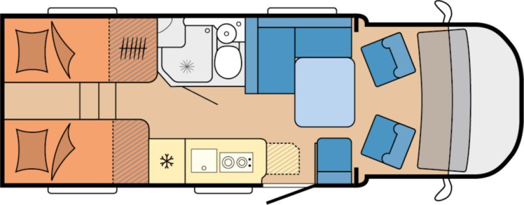 Hobby PRESTIGE T 710 GE 2026 180PS Autom. Voll LED +++ - Halvintegrert bobil: bilde 2 Hobby PRESTIGE T 710 GE 2026 180PS Autom. Voll LED +++ - Halvintegrert bobil: bilde 2