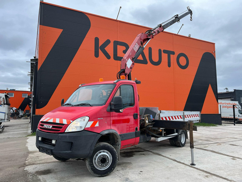Iveco Daily 65C18 4x2 HMF 683 K2 / PLATFORM L=4256 mm - Varebil med plan: bilde 1 Iveco Daily 65C18 4x2 HMF 683 K2 / PLATFORM L=4256 mm - Varebil med plan: bilde 1