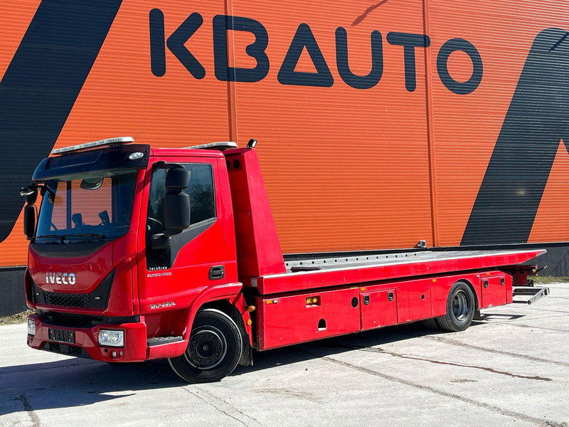 Iveco Eurocargo 120-220L 4x2 WY 2500 kg / PLATFORM L=6570 mm / W=2300 mm / WINCH - Transporter lastebil: bilde 1 Iveco Eurocargo 120-220L 4x2 WY 2500 kg / PLATFORM L=6570 mm / W=2300 mm / WINCH - Transporter lastebil: bilde 1